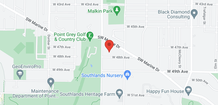 map of 3287 W 48TH AVENUE